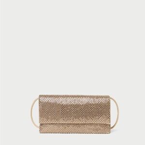 Loeffler Randall Gold Clutch - USED ONCE